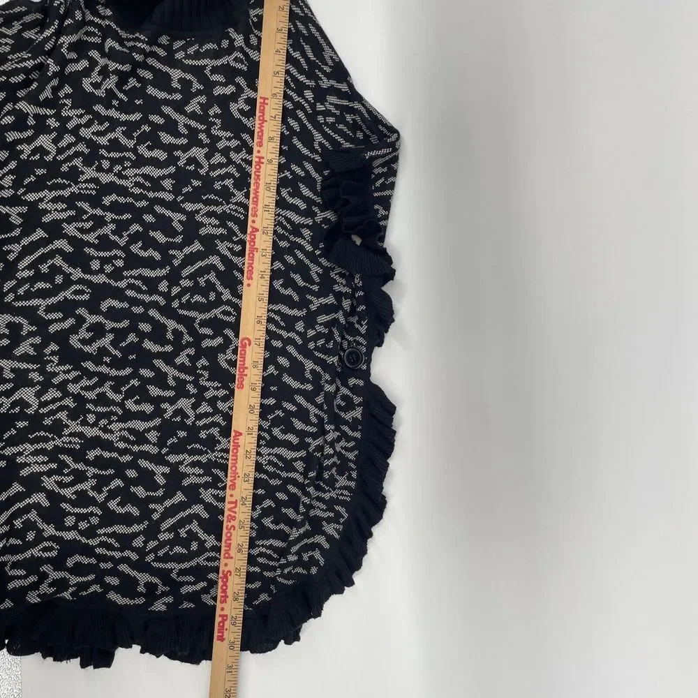 Joseph A Poncho High Neck Sweater Womens XL‎ Boho Western Artsy Fairy Whimsigoth